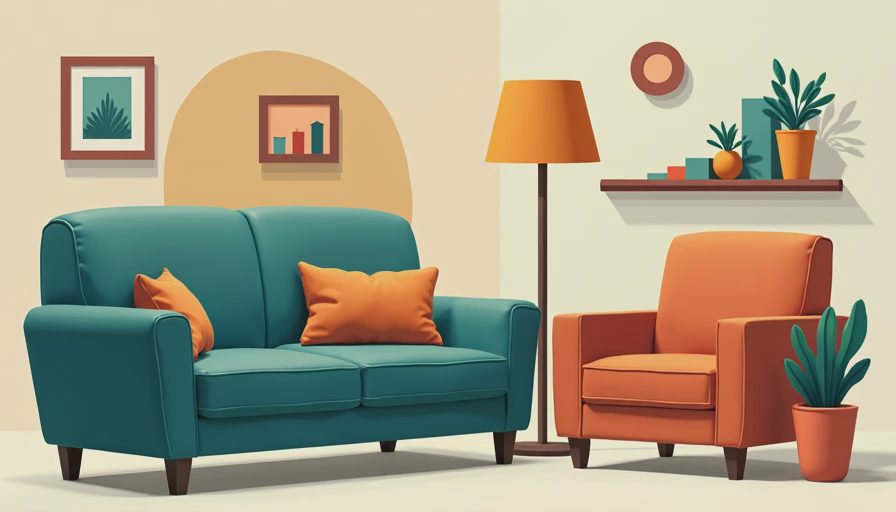 Visual context for calming colors