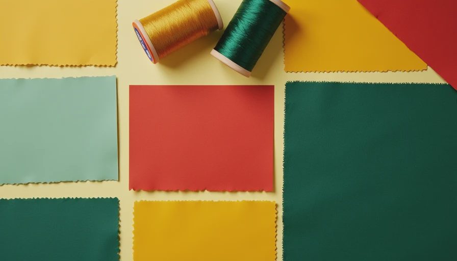 Visual context for colors that go with red