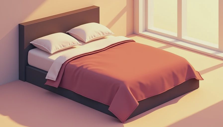 Visual context for rug size for king bed