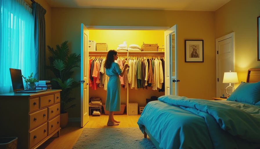 Visual context for closet lighting