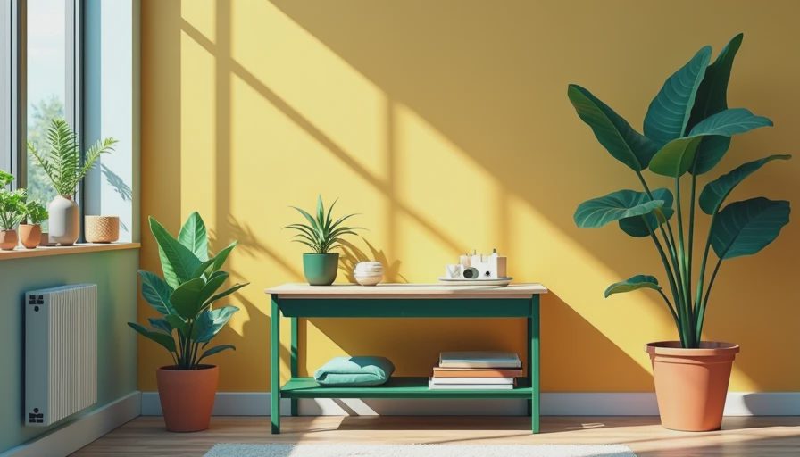 Visual context for furniture for small spaces