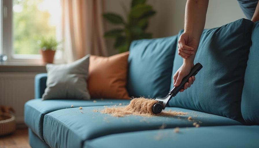 How to Remove Pet Hair From Couch Without Ruining the Fabric