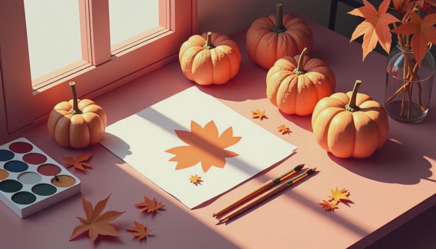 Visual context for painted pumpkin ideas