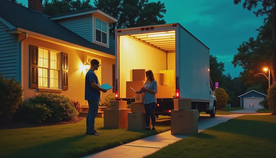 Illustration for checklist for moving